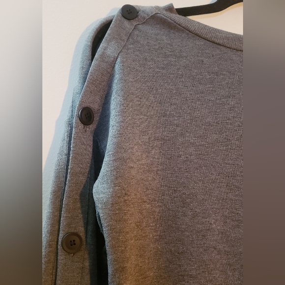 BAILEY 44 Peek-a-boo L/S Tunic | XS | Gray - Picture 2 of 8